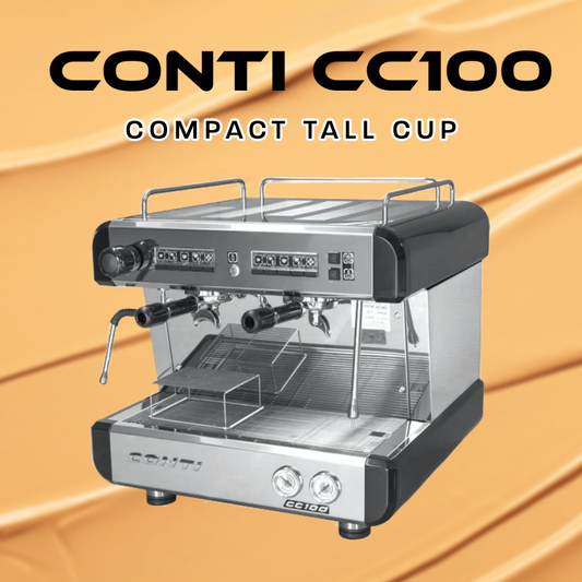 Conti Cc100 Compact Espresso Coffee Machine Jetblack Color