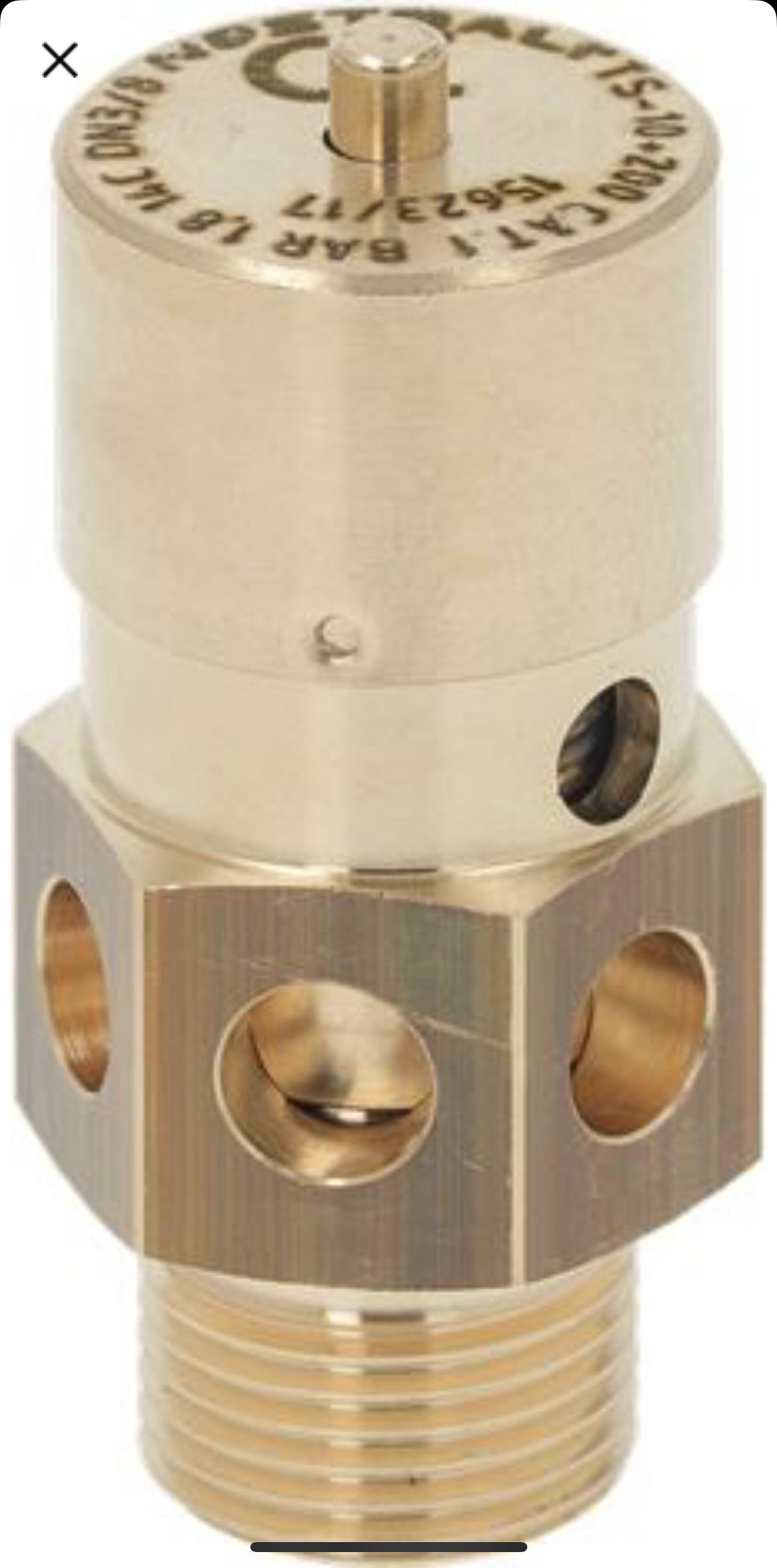 La marzocco Replacement Safety Valve 3/8 Certified