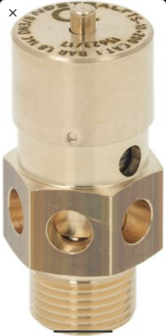 La marzocco Replacement Safety Valve 3/8 Certified